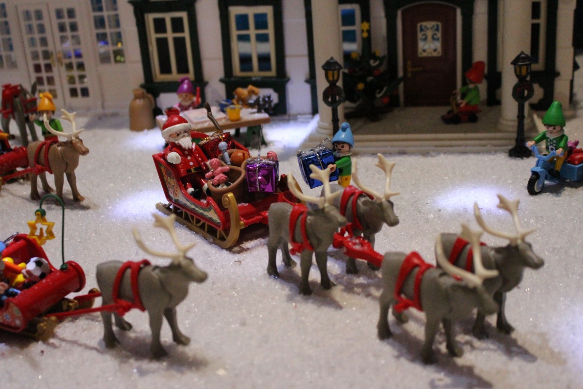 L'atelier du Père Noël en Playmobil