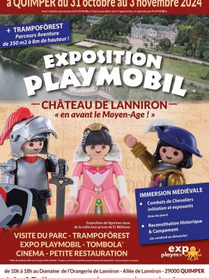 Affiche exposition playmobil quimper lanniron 2024 bethune web