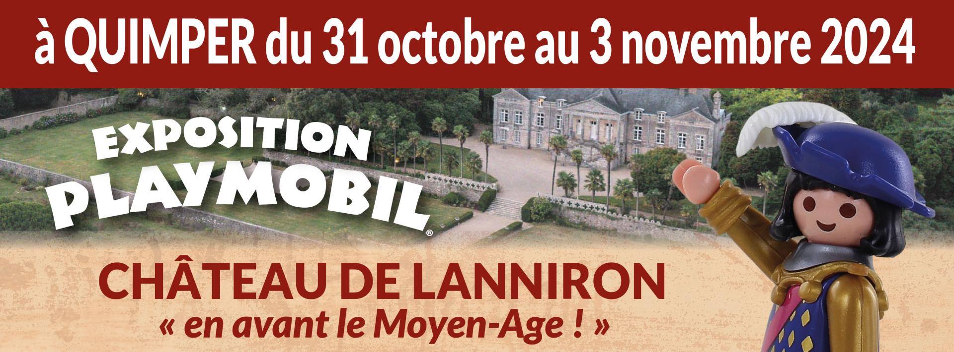 Bandeau facebook exposition playmobil chateau de lanniron 2024 01