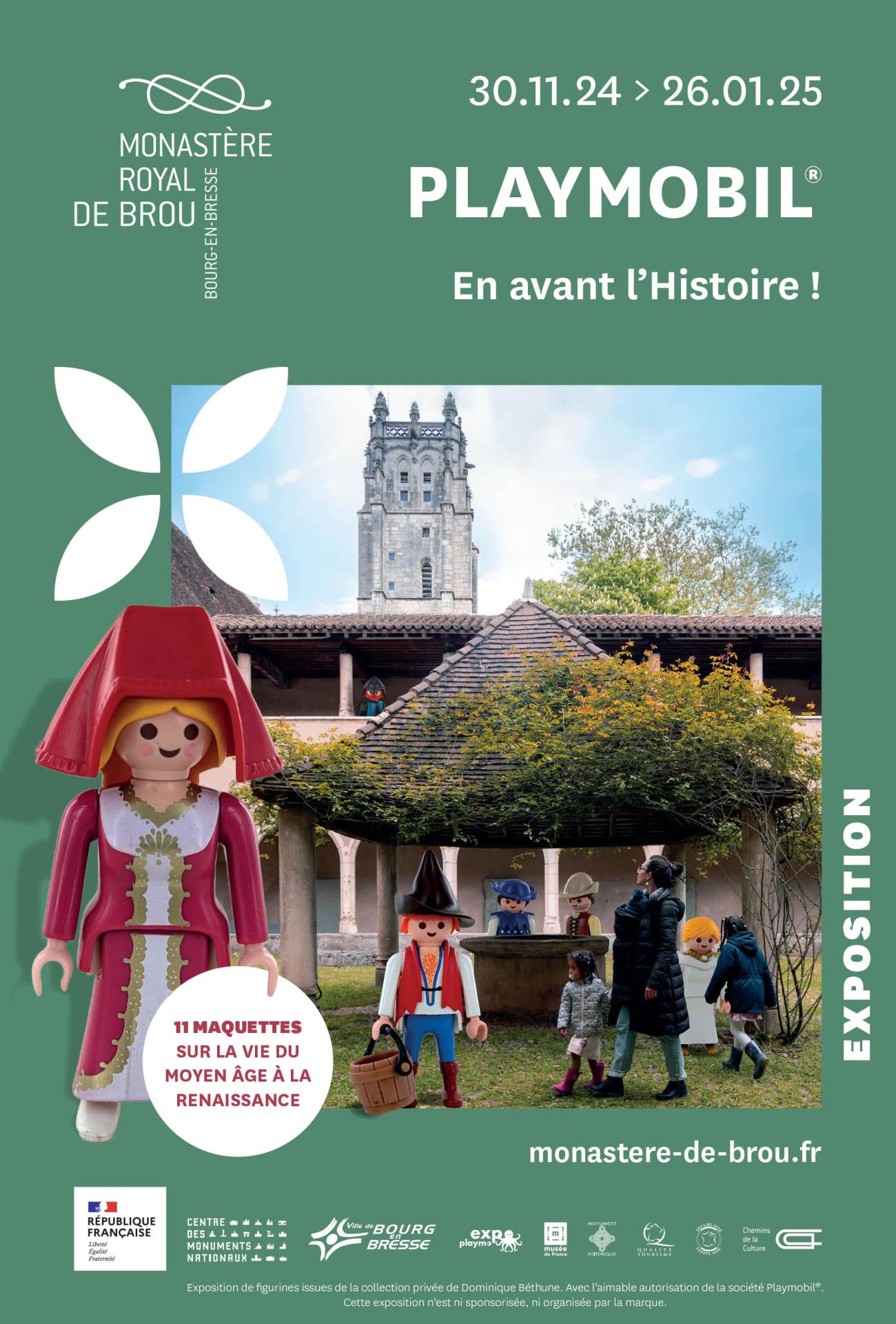 Exposition playmobil monastere de bour dominique bethune