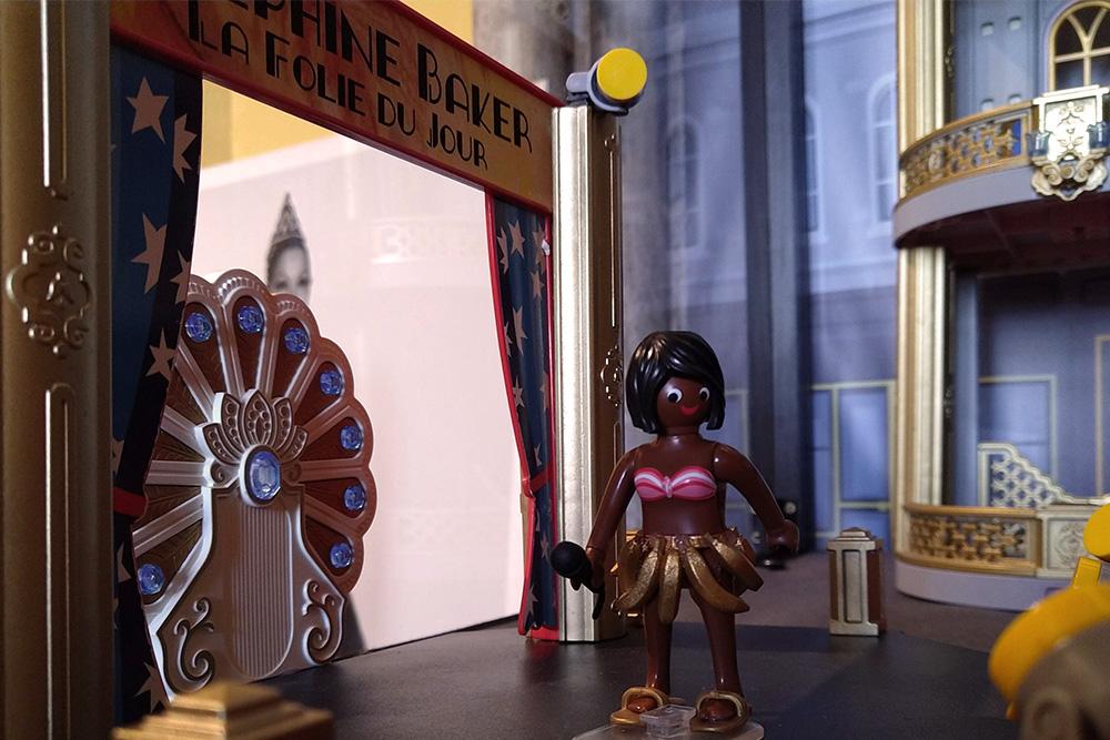 Josephine baker en playmobil au chateau des milandes dominique bethune